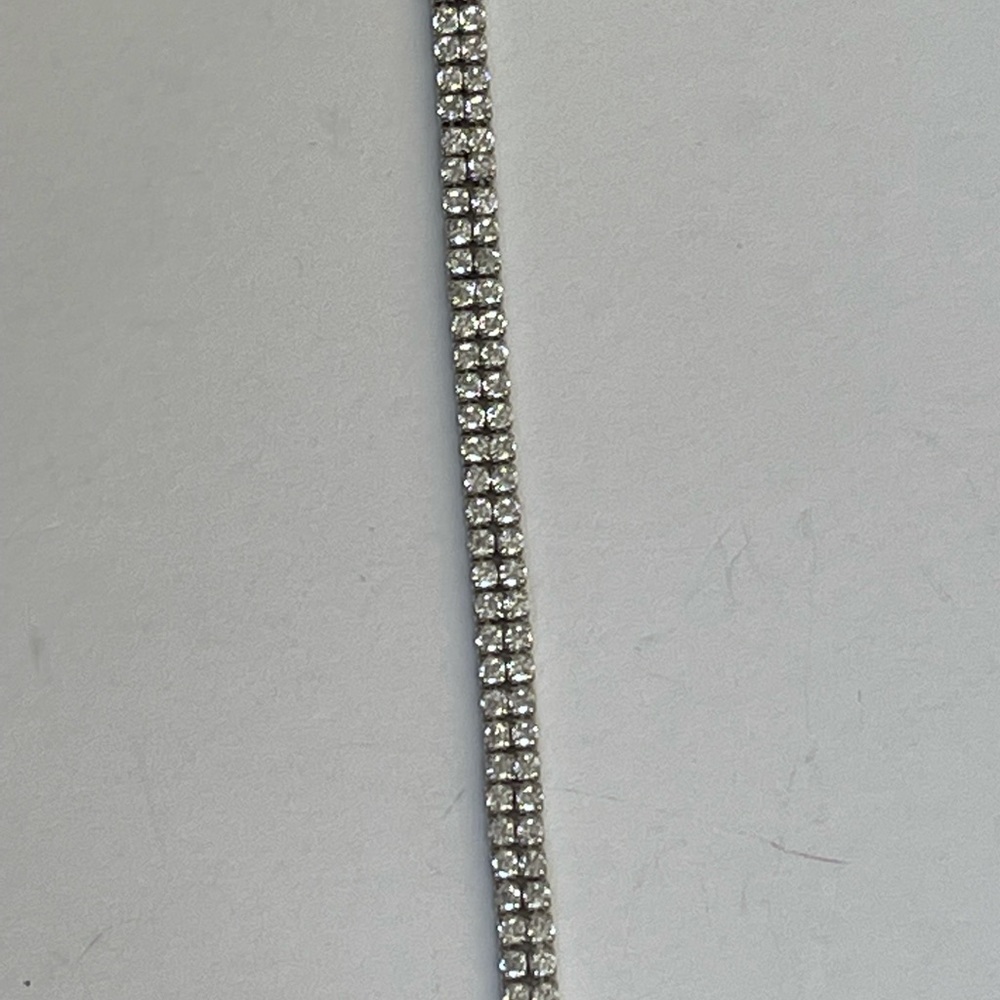 New Luxury 925 Sterling Silver Tennis Bracelet Bangle - Picture 4 of 5